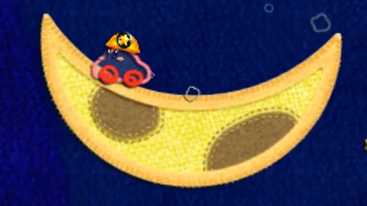 Kirby's Extra Epic Yarn - Walkthrough Part 16 - Mysterious UFO & Stellar Way