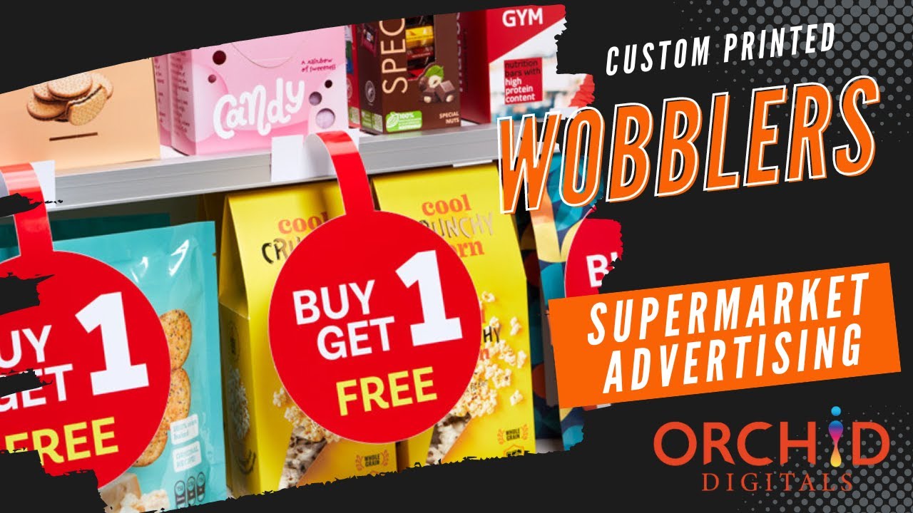 🎨 Wobblers | Custom Printed Advt. on product rack displays | Grab shopper’s attention