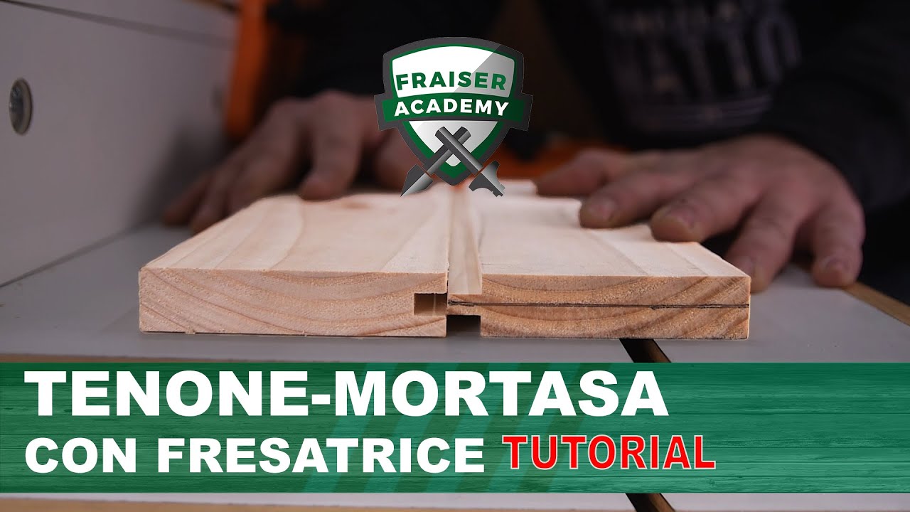 TENONE e MORTASA con Fresatrice fai-da-te | TUTORIAL Guidato