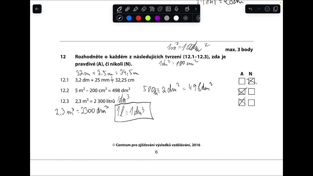 CERMAT TEST M9PID16C0T01 přijímací zkoušky 2/2 9. třída
