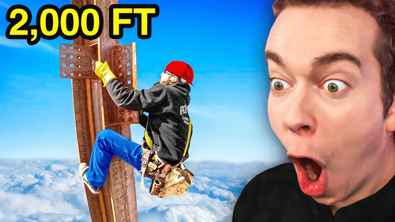 DANGEROUS jobs I would NEVER do! #reacts #dangerous #funny #challenge