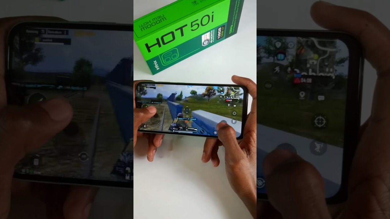 MediaTek Helio G81 PUBG test on infinix HOT 50i