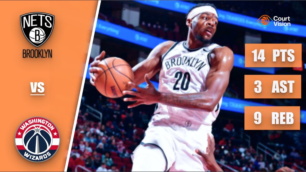 Day'Ron Sharpe - 14 Points, 9 Rebounds, 3 Assists vs Wizards - 2025-26 Regular Season