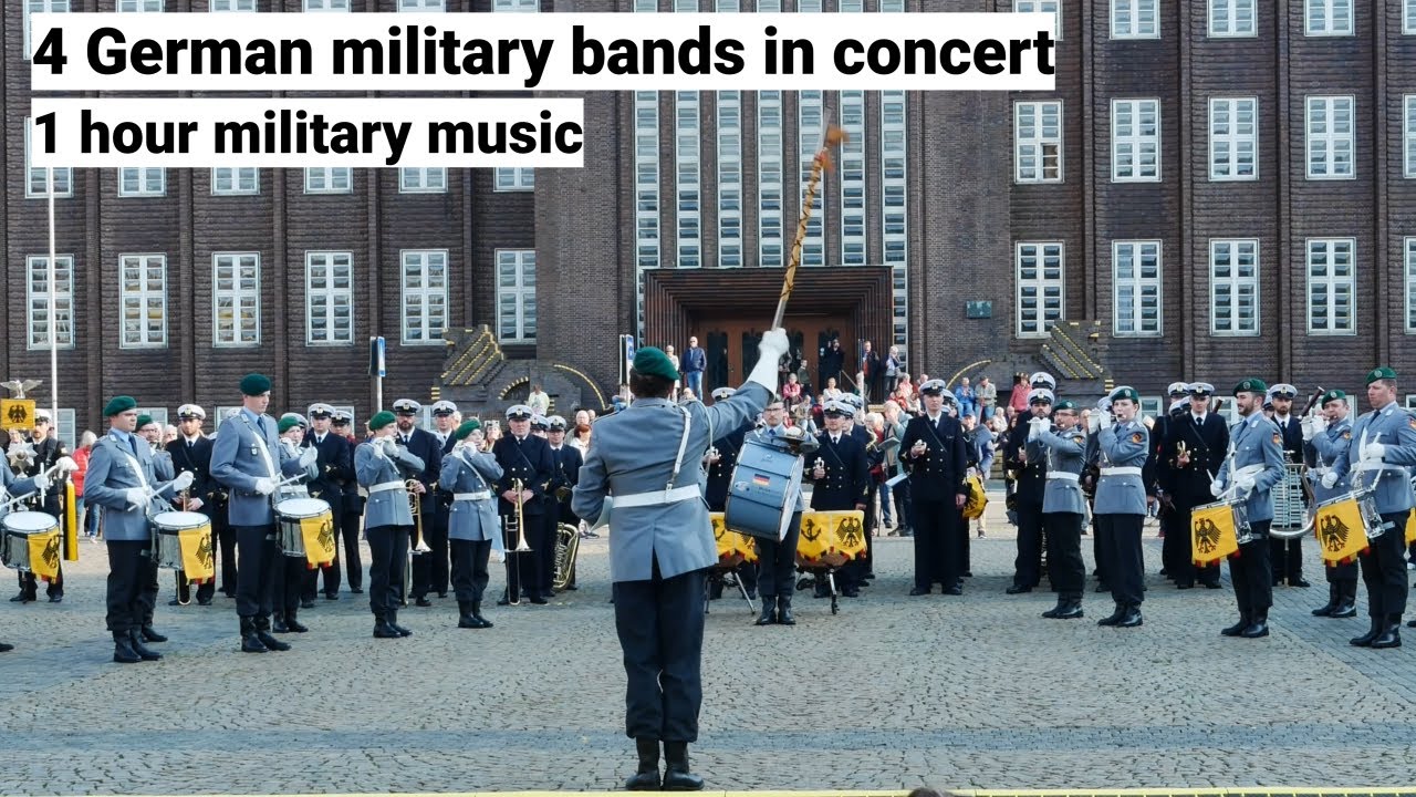 Woche Militärmusik Nordsee im Jahr 2023: Konzert - 3 Bundeswehr Musikkorps spielen gemeinsam