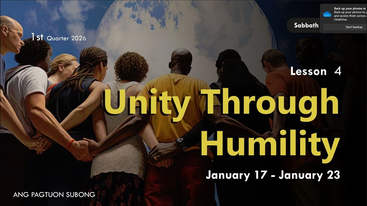 Unity Through Humility - Sabbath School Lesson 4, 1st Qtr 2026