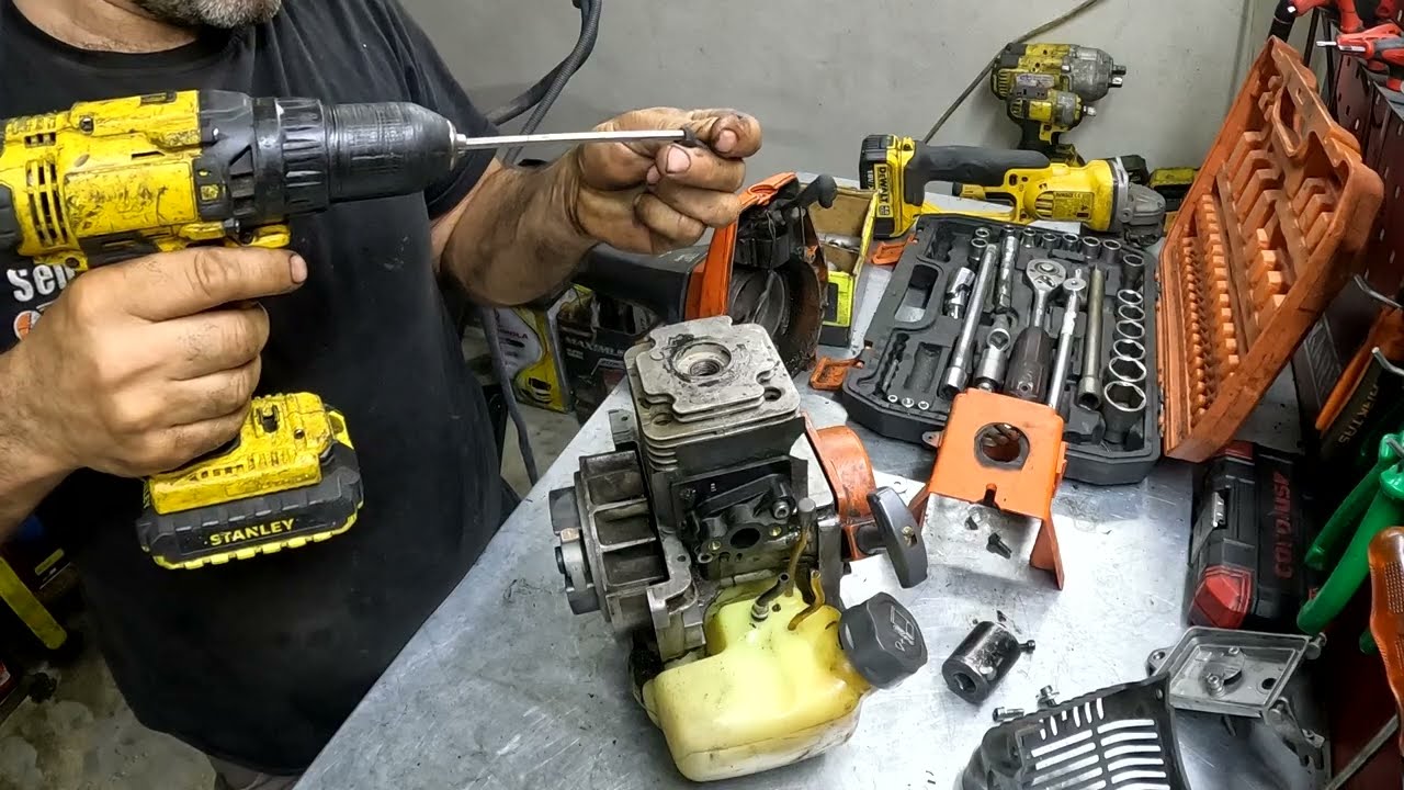 Motorlu Tırpan Çok Zor Çalışıyor. / Oleo-mac Motorlu Tırpan Restorasyon