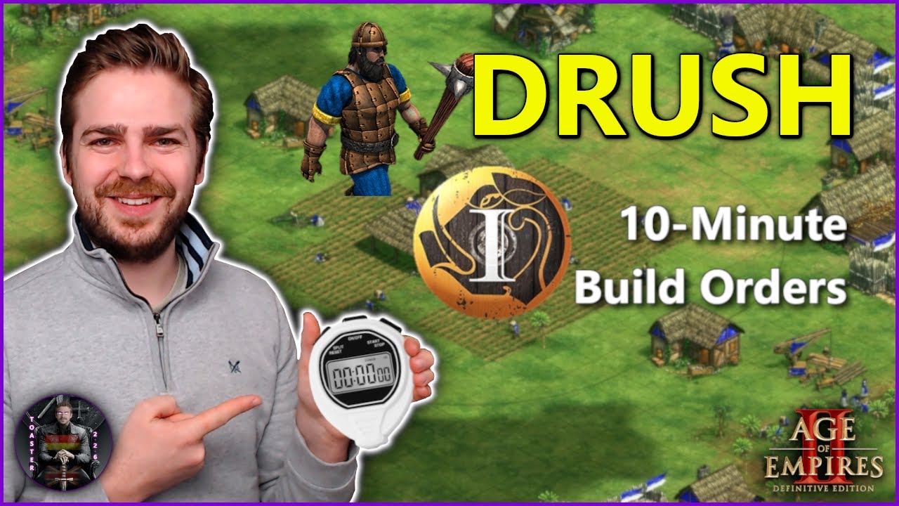 Learn Drush | 10 Minute AoE2 Build Orders