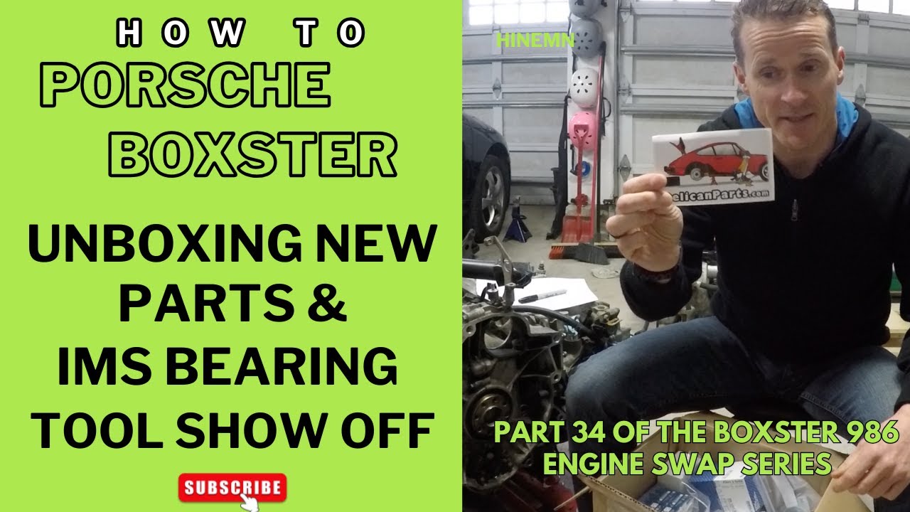 Porsche Boxster 986 Unboxing New Part & IMS Bearing Tools Part 34 of  Boxster Engine Swap Series
