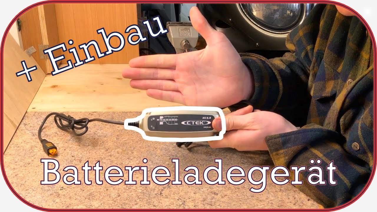 Batterieladegerät CTEK XS0.8 // Einbau Triumph Trophy 1200