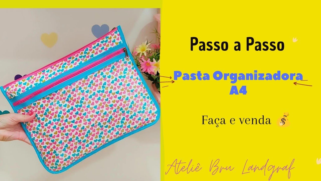 Pasta Organizadora A4. Faça e Venda 💰😱