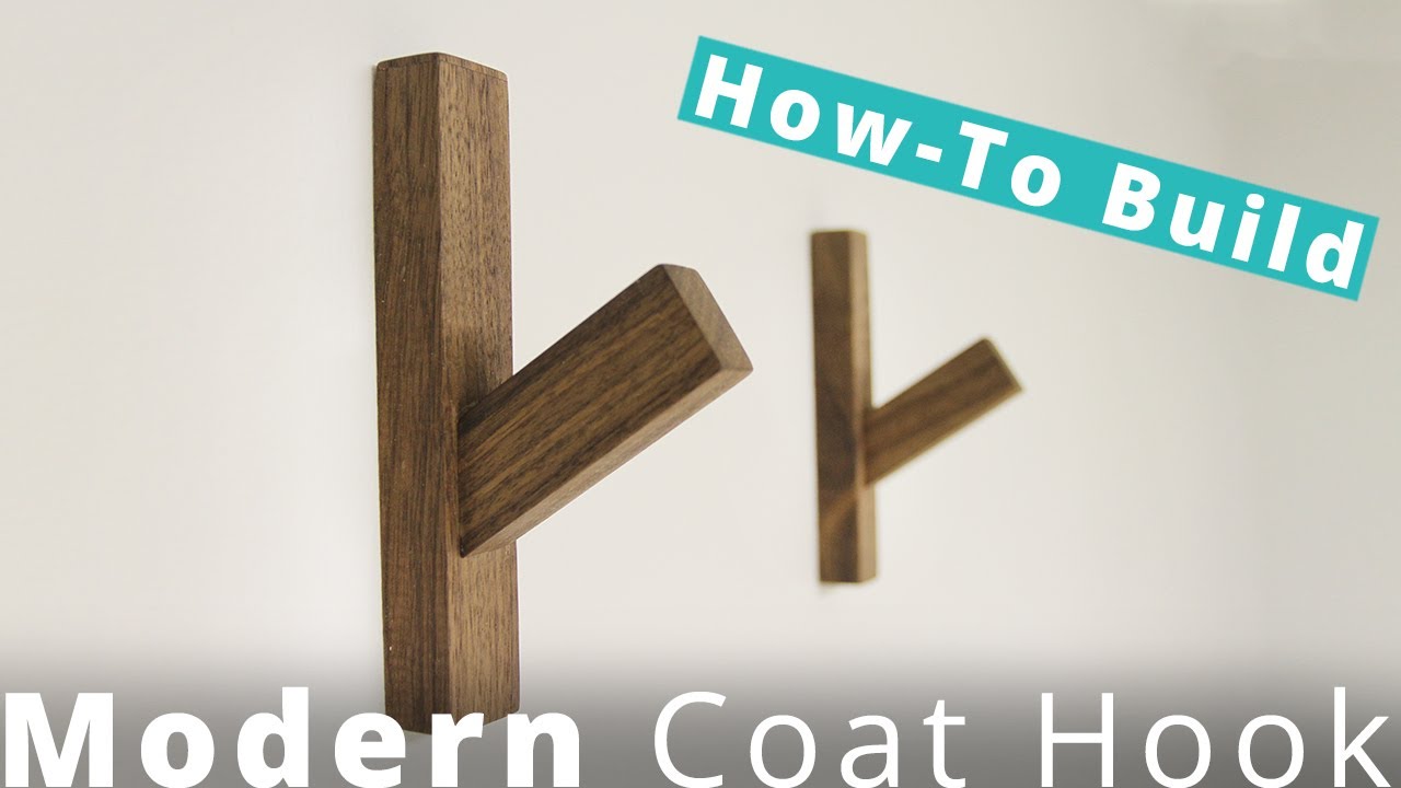 Easy DIY Coat Hook With a Hidden Mounting Trick!