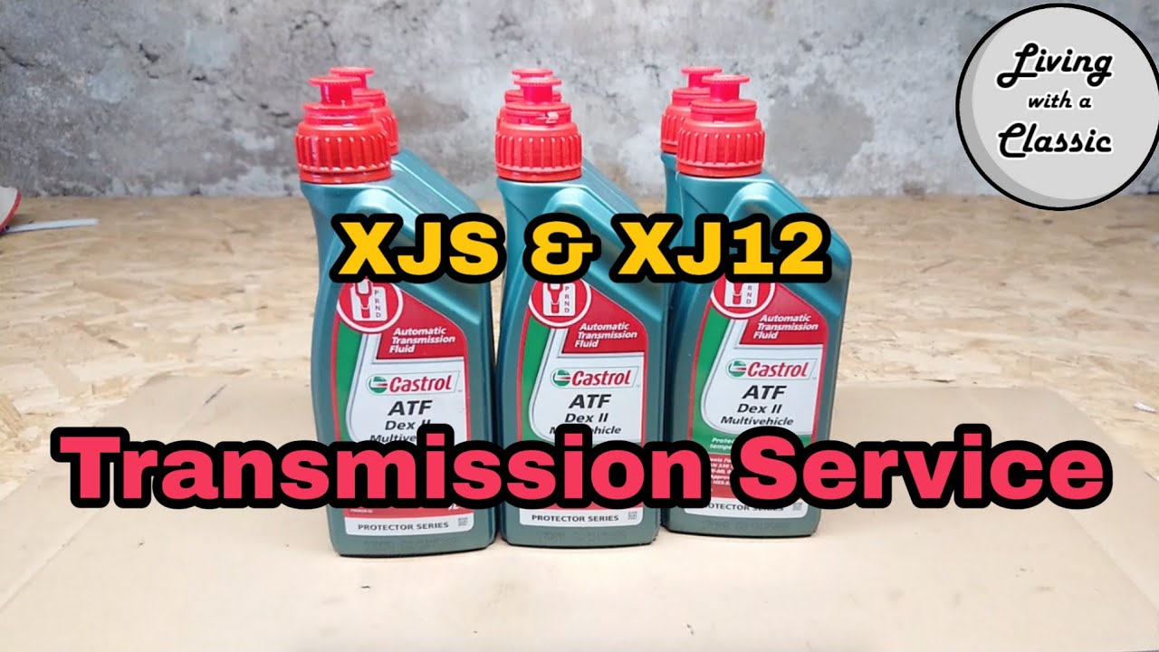 Transmission service - Jaguar XJS Transmission Fluid and Filter Change
