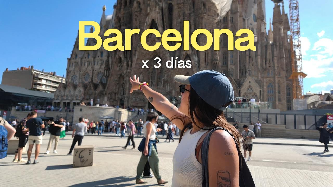 Qué hacer en Barcelona en 3 días: Sagrada Familia + playa + ruta simple + dónde comer (vlog)