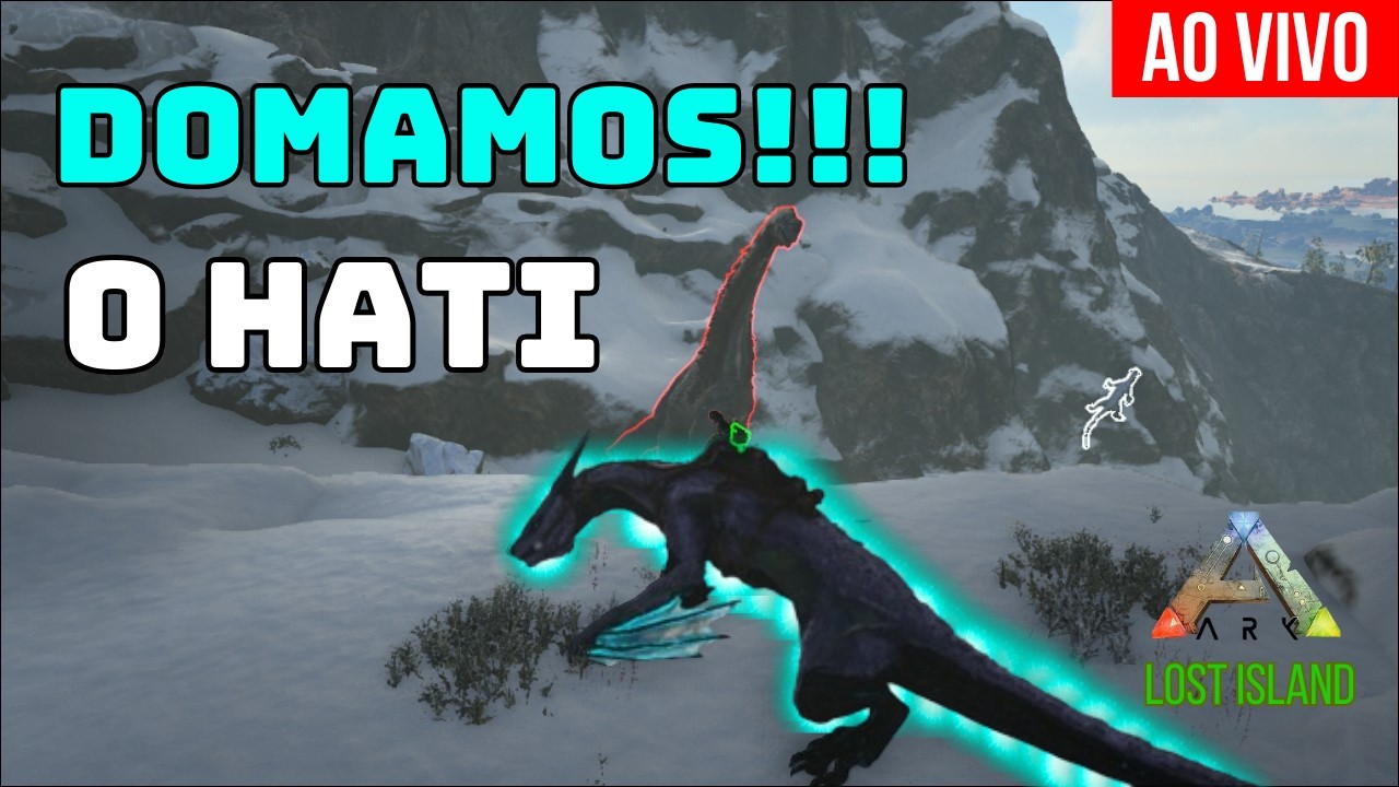 O Cão da Lua MAIS INSANO do MAPA!!!  Ark Lost Island #13 | LIVE ESTRÉIA (ツThe Hiru)
