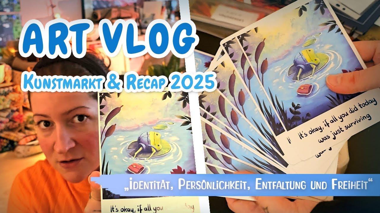 Art VLOG | Recap 2025 | Kunstmarkt, Inspiration, Katzen Prints und Vorbereitungs-Chaos