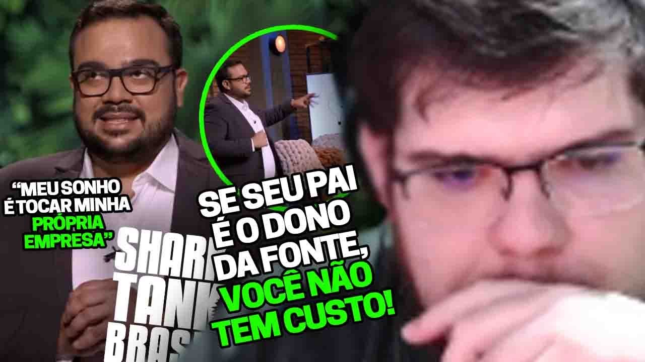 CASIMIRO REAGE: PROFISSÃO HERDEIRO! O CARA FICOU NERVOSO NO SHARK TANK BRASIL | Cortes do Casimito