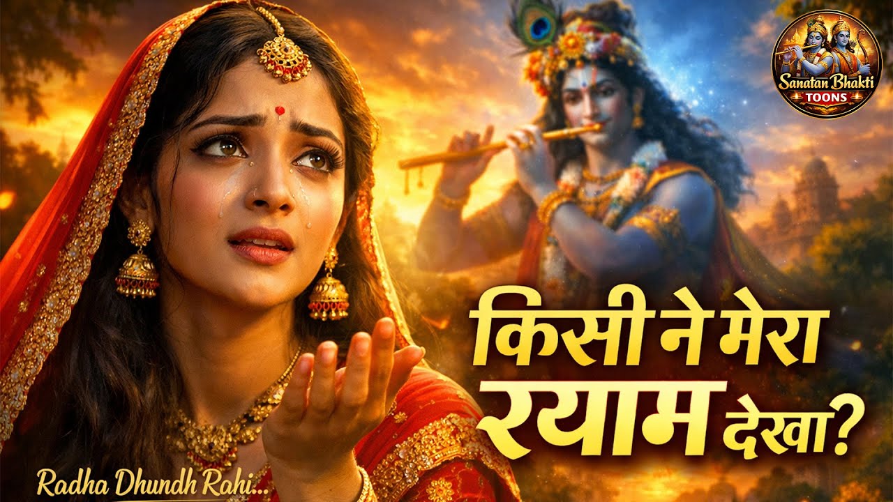 Radha Dhundh Rahi | Kisi Ne Mera Shyaam Dekha | Heart Touching Radha Krishna Bhajan