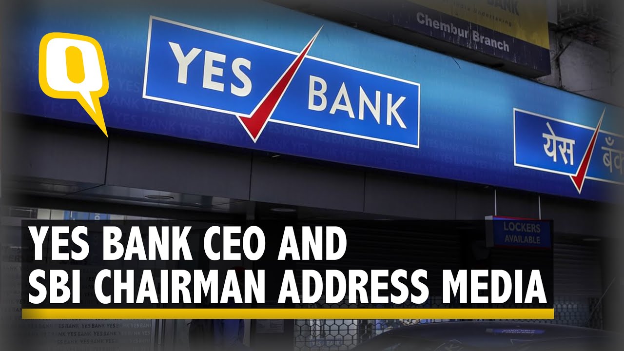 Yes Bank CEO Prashant Kumar and SBI Chairman Rajnish Kumar Address Media Regarding Future Plans