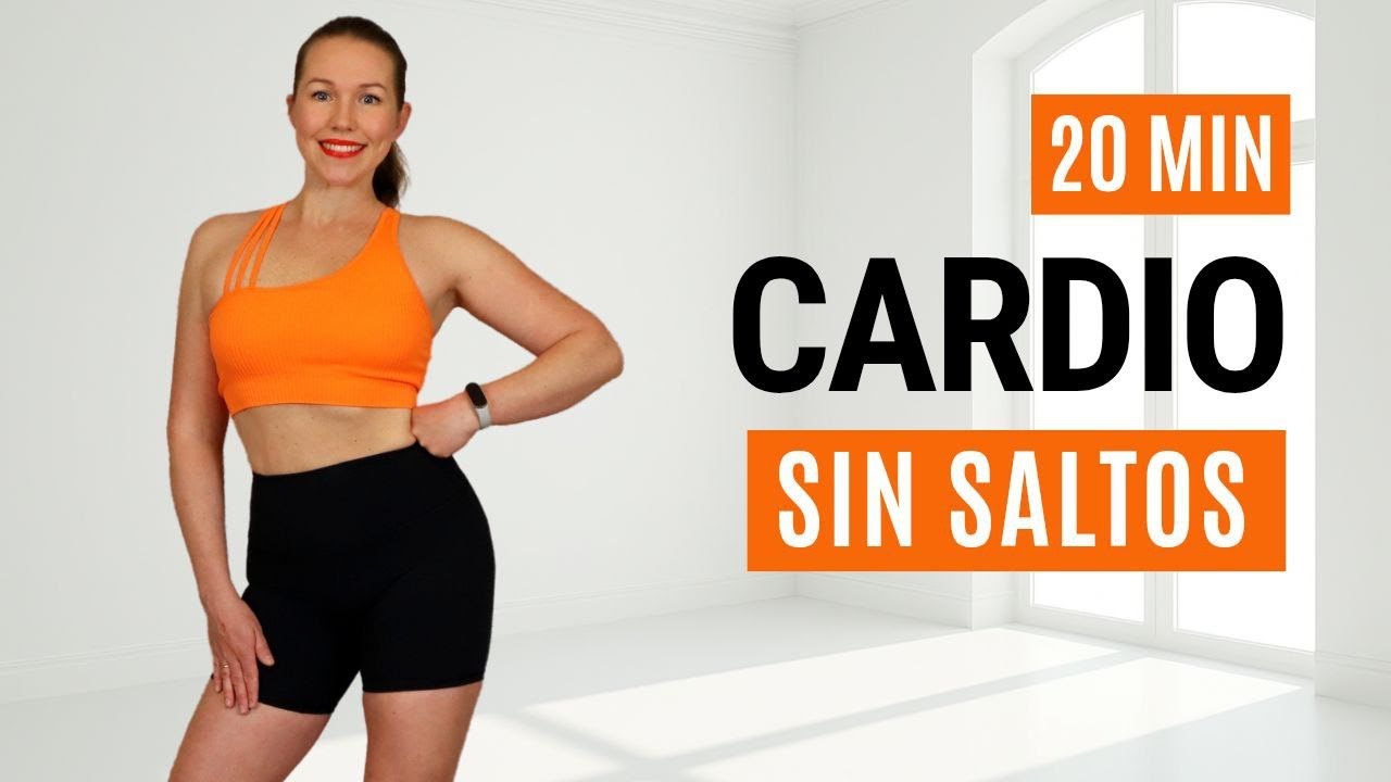 20 MIN CARDIO SIN SALTOS Y SIN IMPACTO (Todos los Niveles) | ADELGAZA RÁPIDO Y QUEMA GRASA en casa