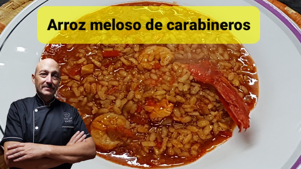 Arroz meloso de carabineros