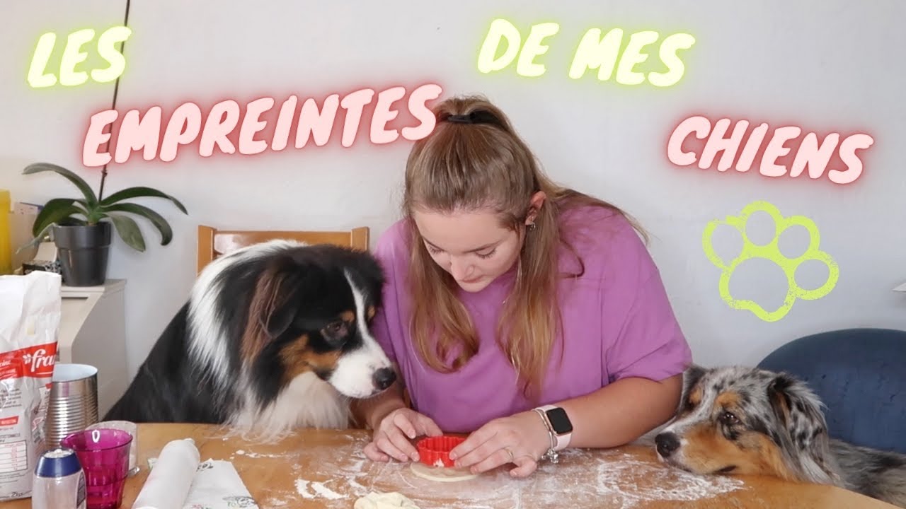 DIY : ON PREND LES EMPREINTES DE MES CHIENS ♡