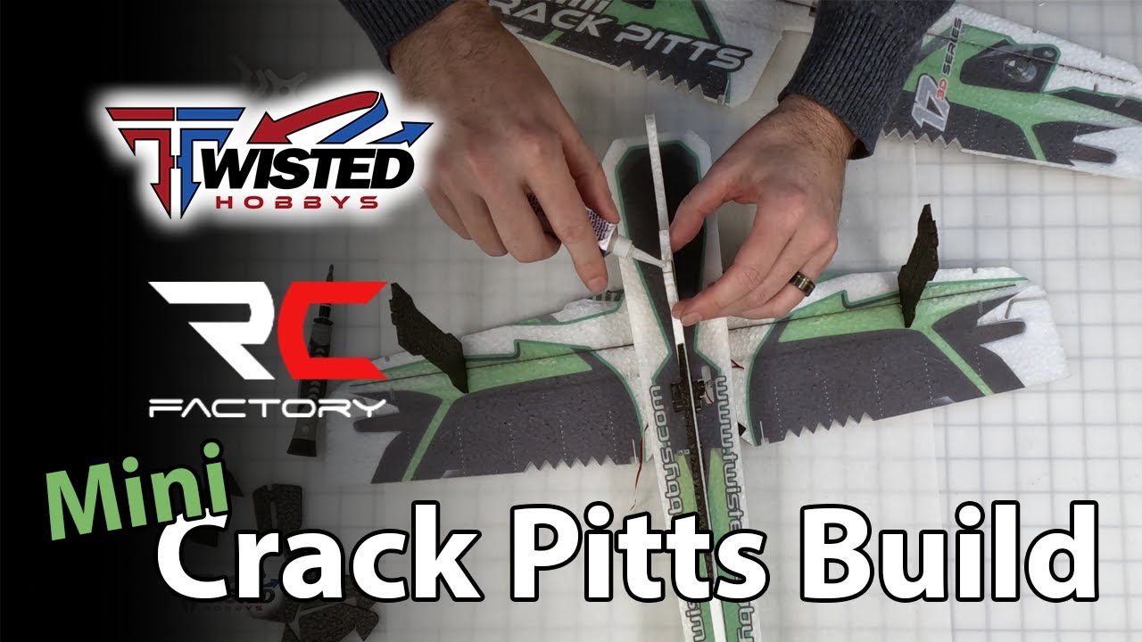 Twisted Hobbys Mini Crack Pitts Build Video (HOW TO)