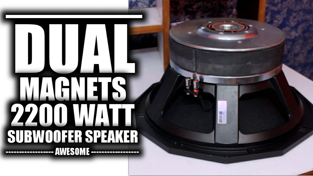 Fell The Punch of 2200watt Subwoofer Speaker