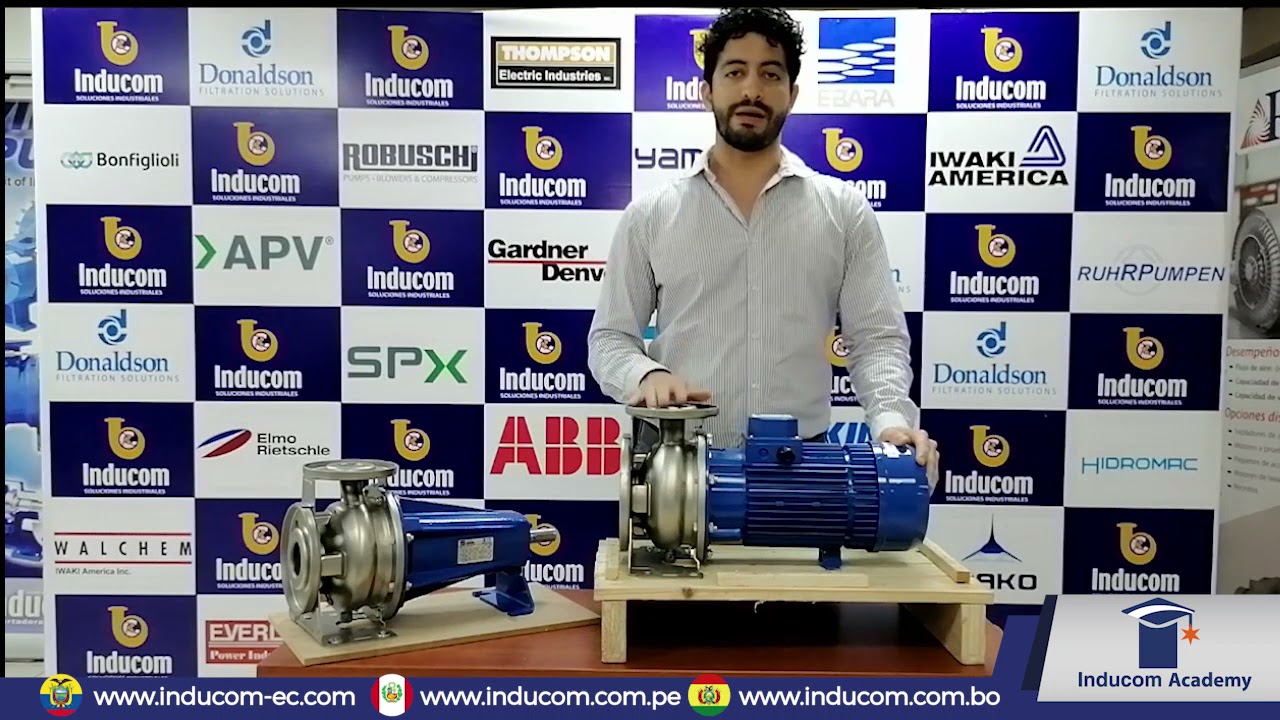 Módulo #2: Usos y características de la Bombas Ebara Monoblock y eje libre Inducom