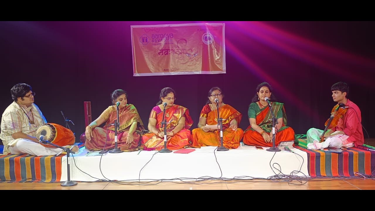 8.Navaratriya Trishaktiyaru-Navaratri Special Music Program- Saraswatm- Hamsavinodini-Mishrajhampe