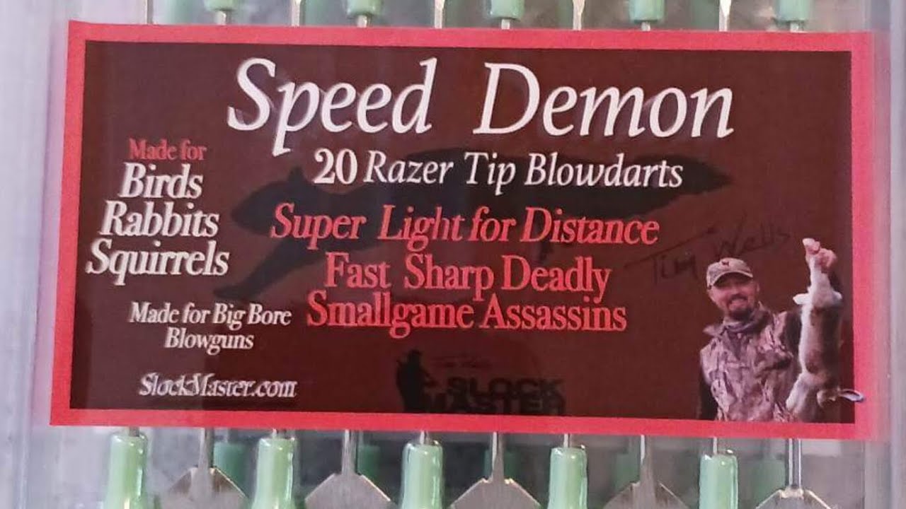 how do hunting blowgun darts compare