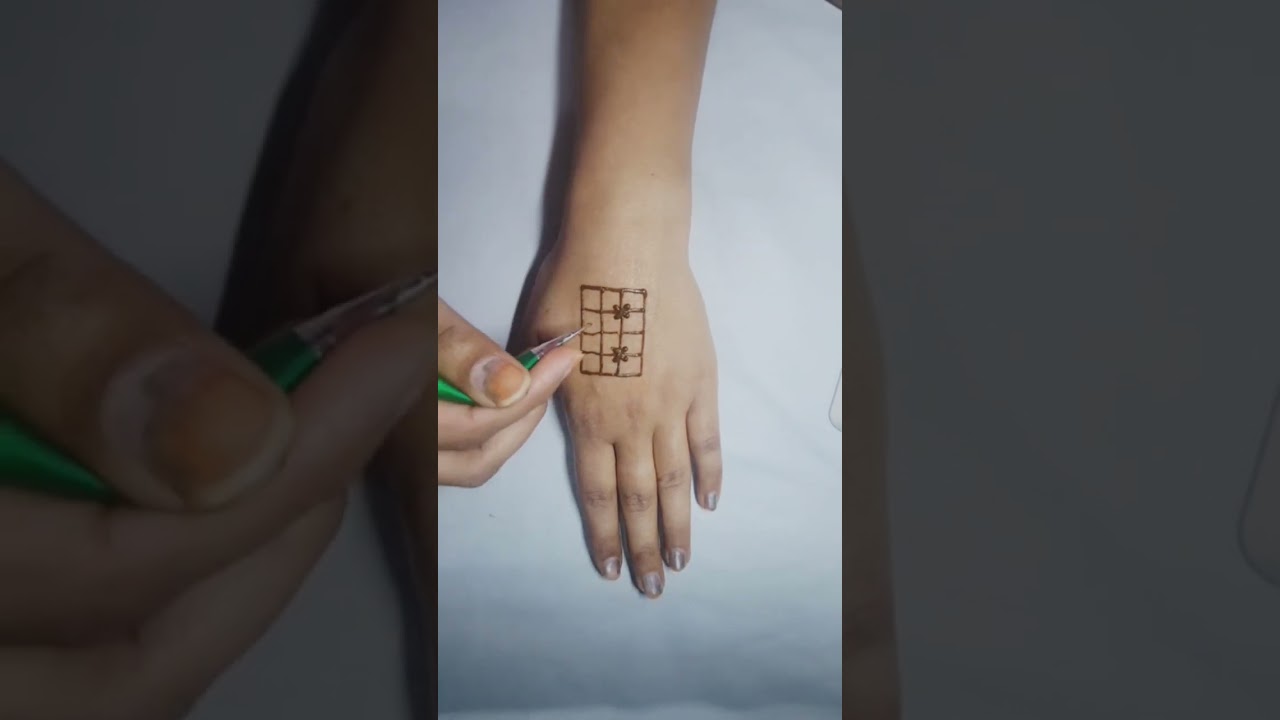 Easy Heena Tattoo Mehandi Design😍