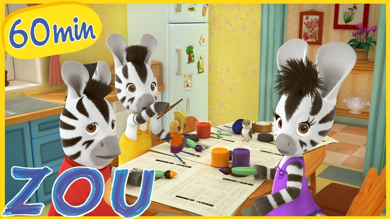 Zou e la marionetta del Nonno 👀 1 ora di compilazione in italiano 🦓 Cartoni animati per bambini