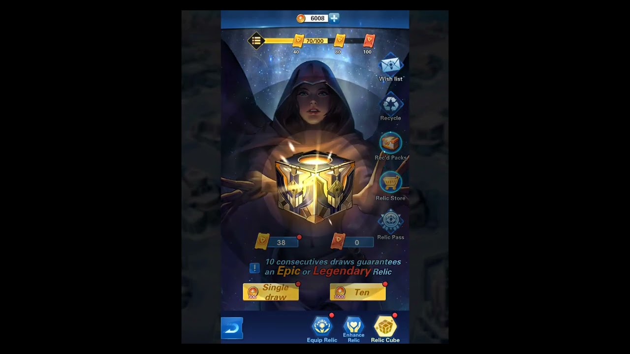 X-HERO | Epic Heroes: Exploiting Game Mechanic to Select Baron's S+ Relics