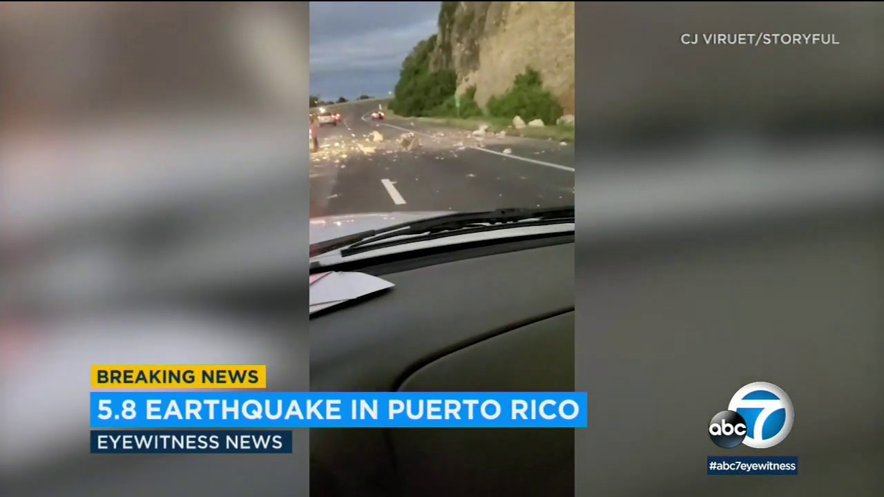 5.8-magnitude earthquake hits off southern coast of Puerto Rico, damage reported I ABC7