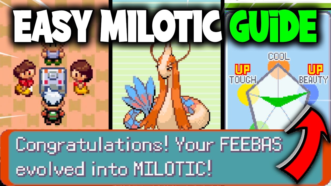 HOW TO EASILY EVOLVE FEEBAS INTO MILOTIC ON POKEMON EMERALD