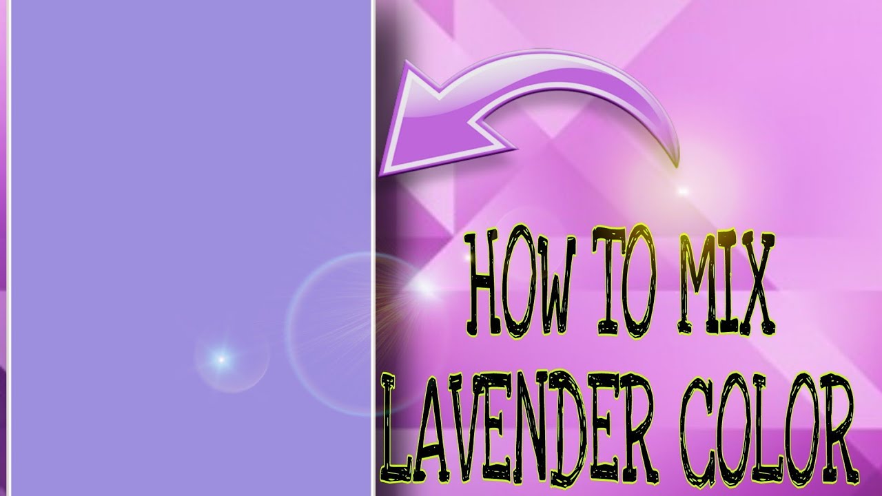 PAANO MAG MIX NG LAVENDER VIOLET /COLOR PAINT MIXING