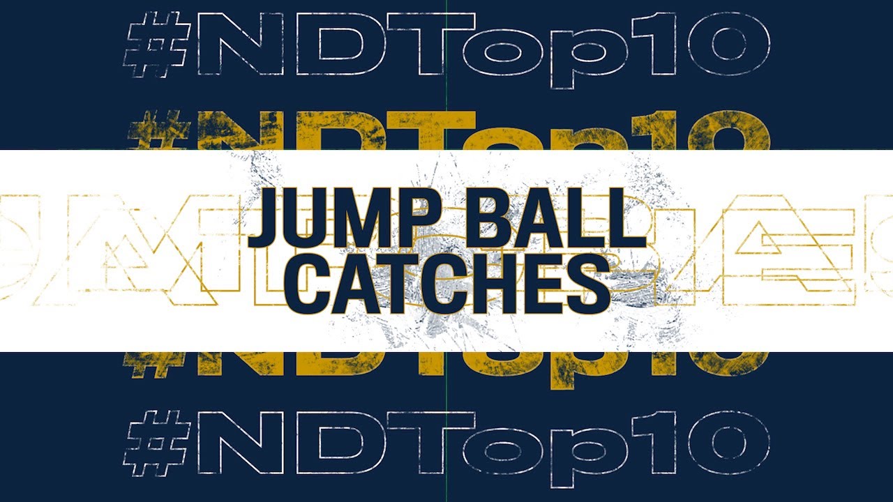 Jump Ball Catches | #NDTop10 | Notre Dame Football
