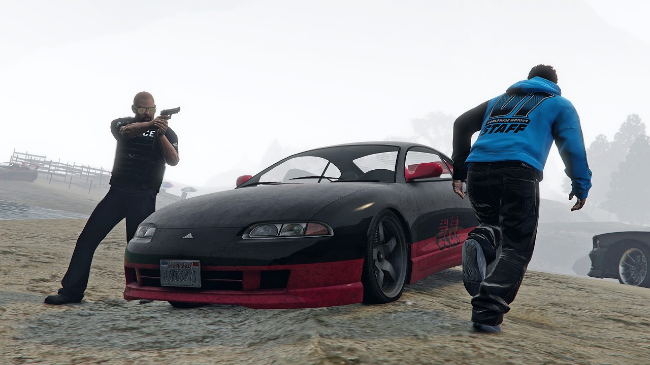 Escaping The Police In Getaway Vehicles! - GTA FiveM Cannonball