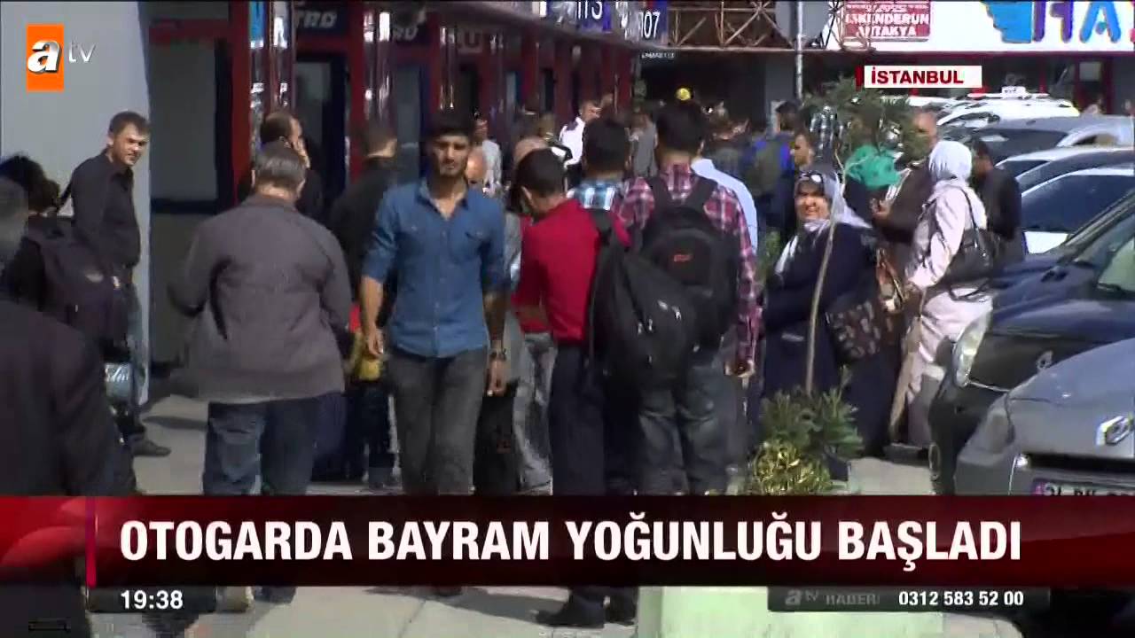 Otogarda bayram yoğunluğu - atv Ana Haber