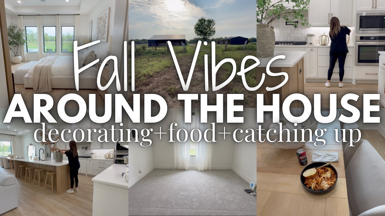 REALISTIC FALL DAY AROUND THE HOUSE | 2025 FALL DECORATING | RELAXING FALL VIBES DAY IN THE LIFE