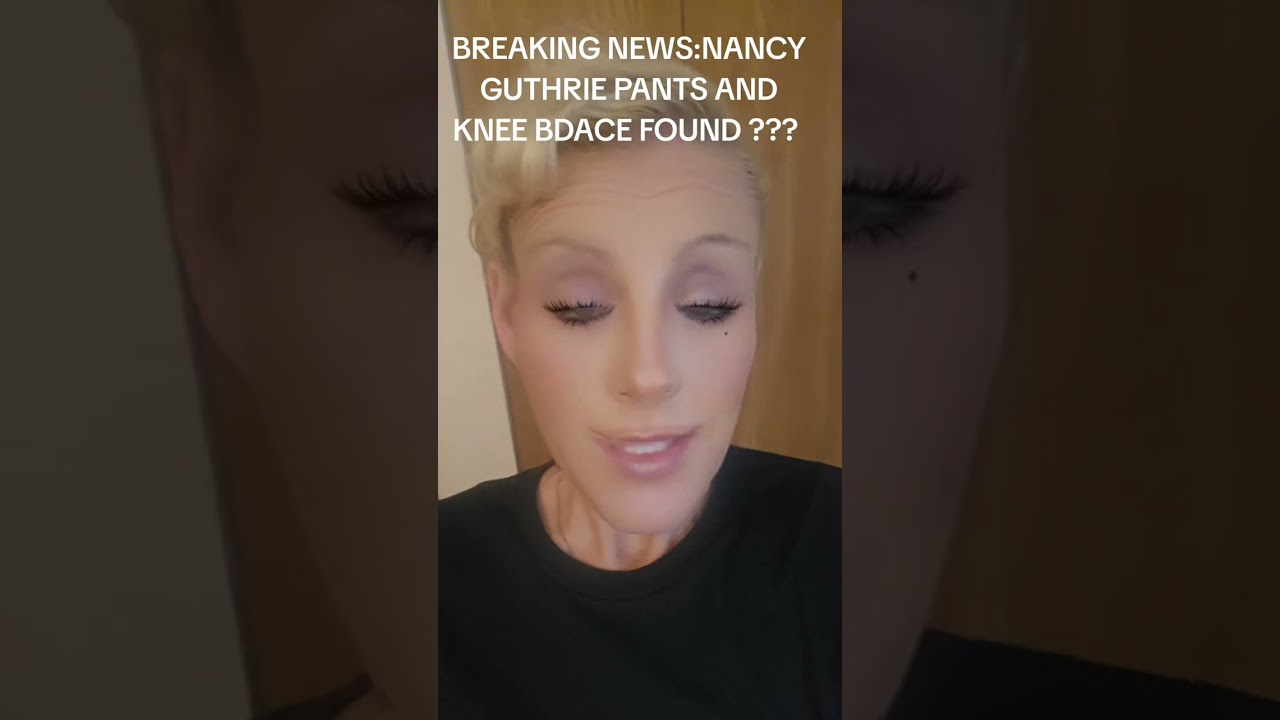 NANCY GUTHRIE PANTS FOUND IN WASH AWAY BY @jonathanleerichesinvestigates  ??? 