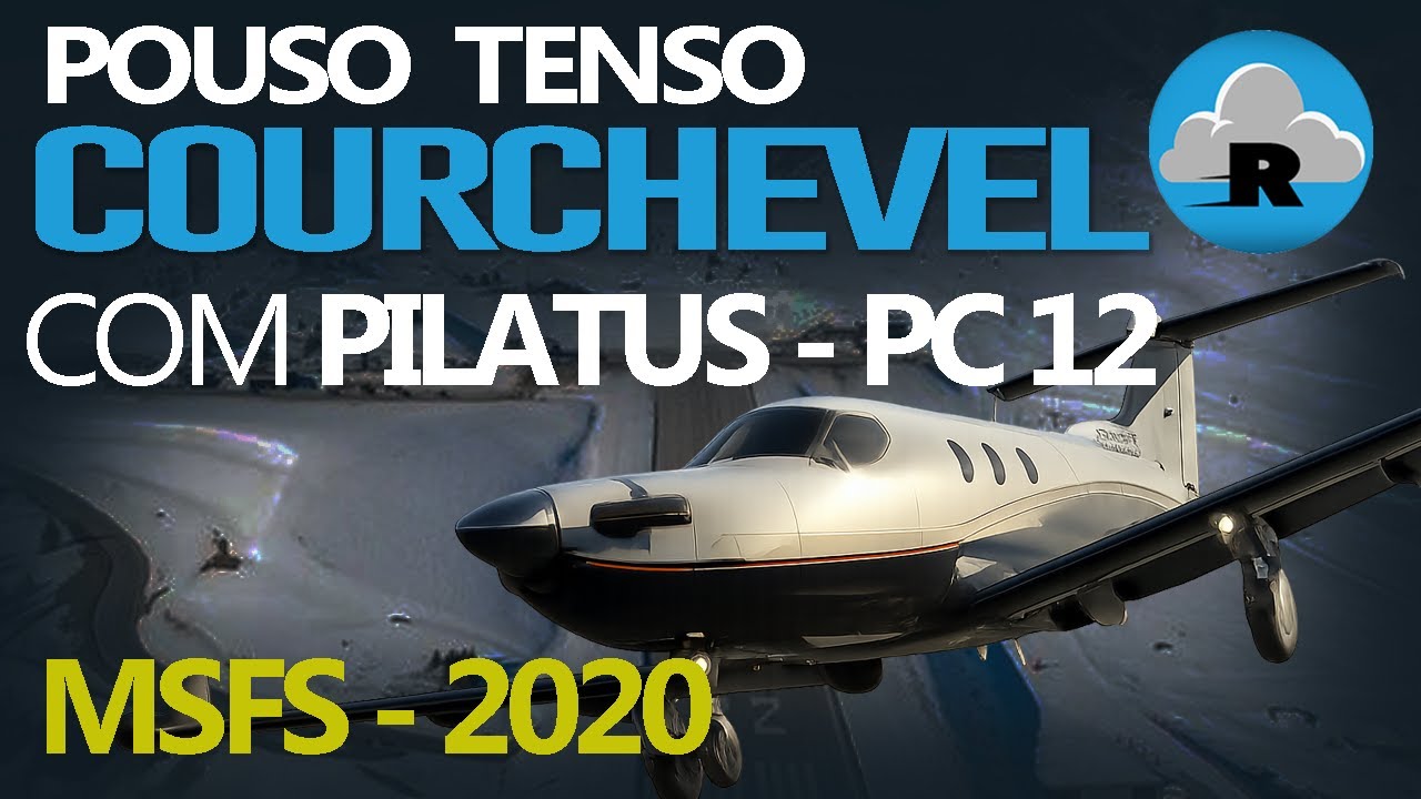 Quase impossível! Pouso em Courchevel com vento forte | MSFS