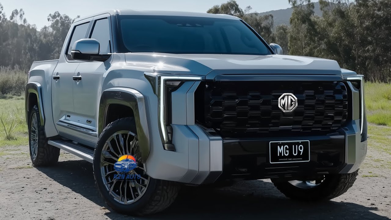 Первый взгляд на MG U9 2027 года — китайский пикап, который вас шокирует