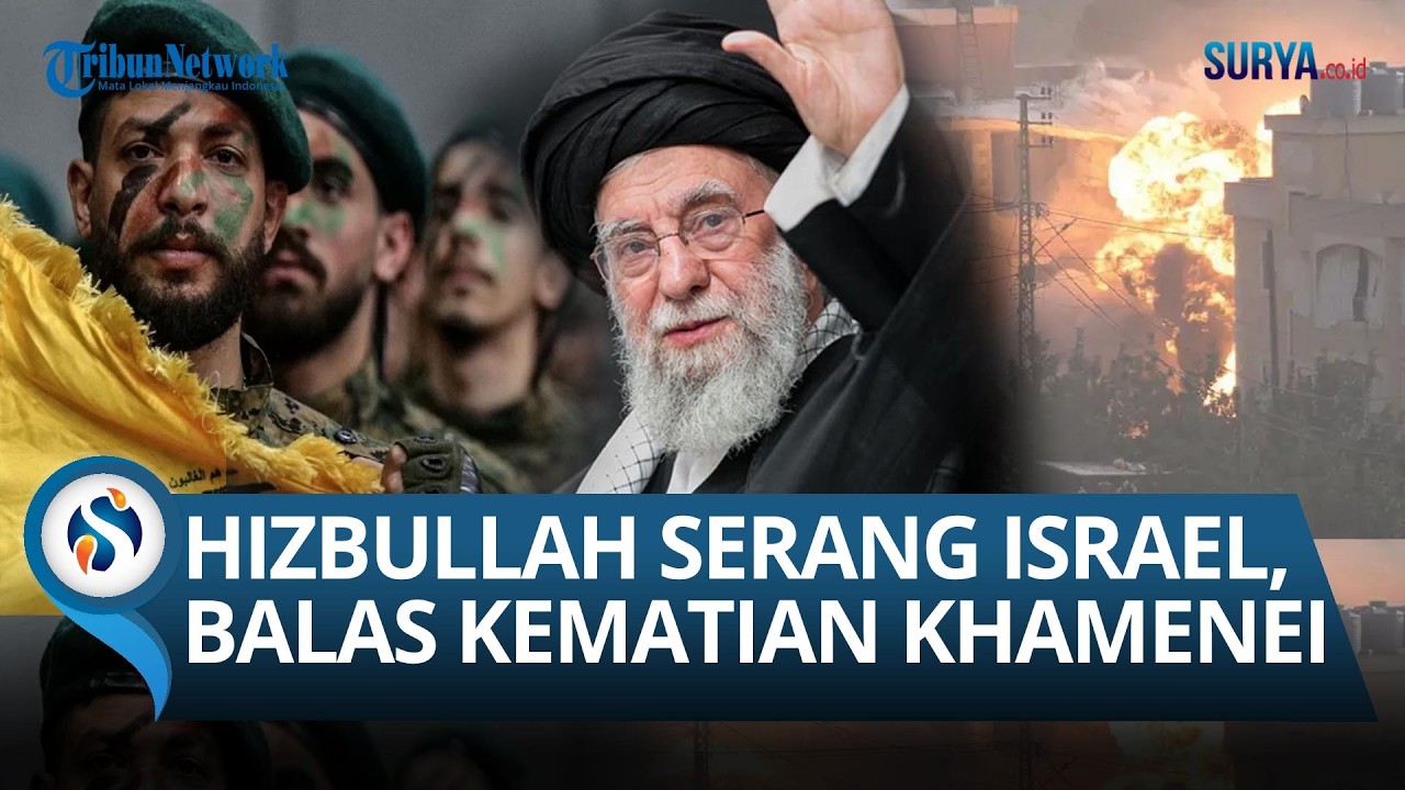 Hizbullah Lancarkan Serangan Balasan ke Israel, Reaksi Kematian Ali Khamenei dengan Rudal dan Drone