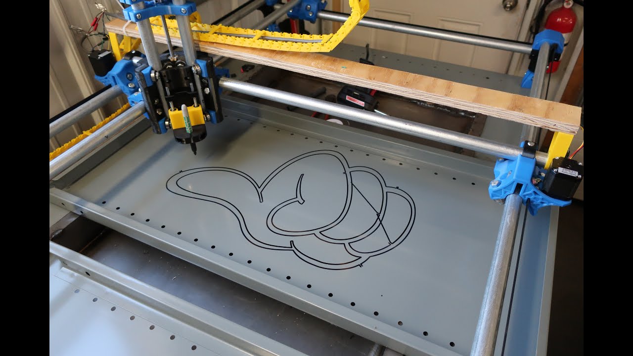 MPCNC Primo Build Ep. 11 First Drawings