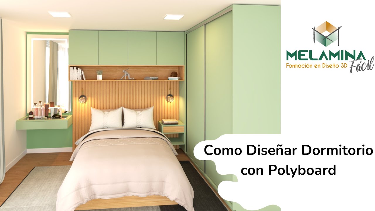 Como Diseñar Dormitorio con Melamina