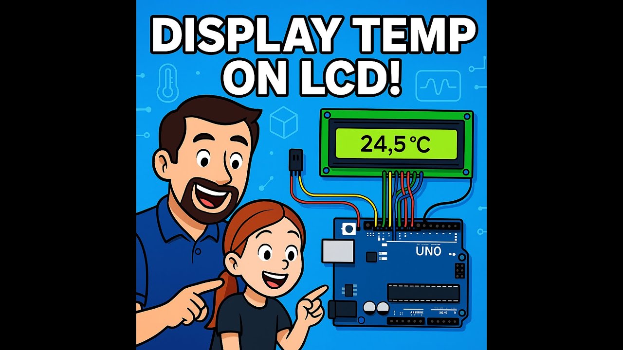 Display Temperature on an LCD with Arduino in Tinkercad! 🌡️📟