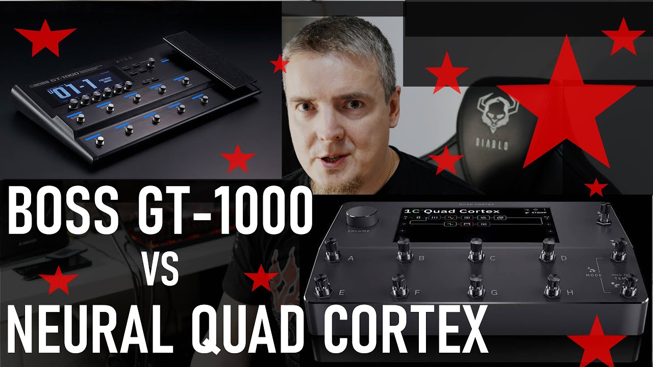 BOSS GT-1000 vs NEURAL QUAD CORTEX  | Por&oacute;wnanie brzmienia