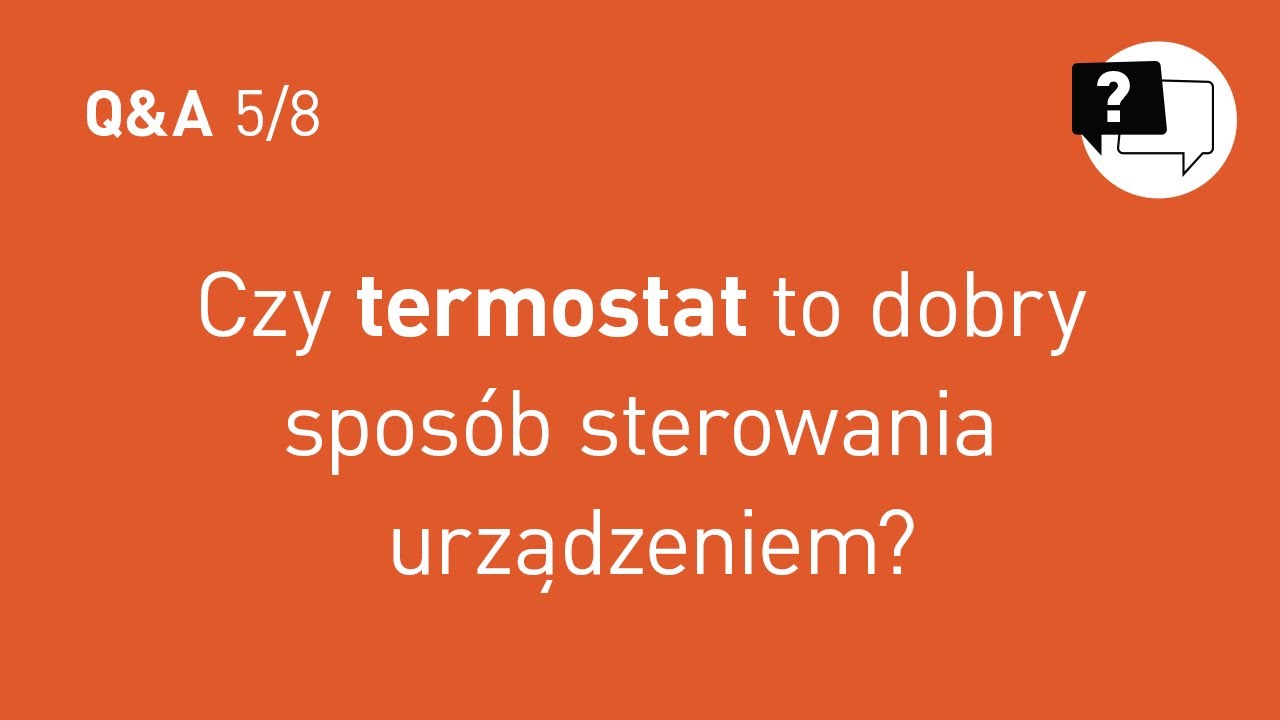 Czy termostat to dobry sposób sterowania pompą ciepła?