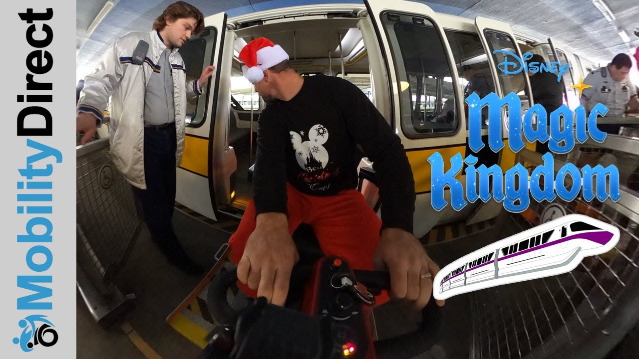🏰 Riding Disney's Monorail With A Mobility Scooter